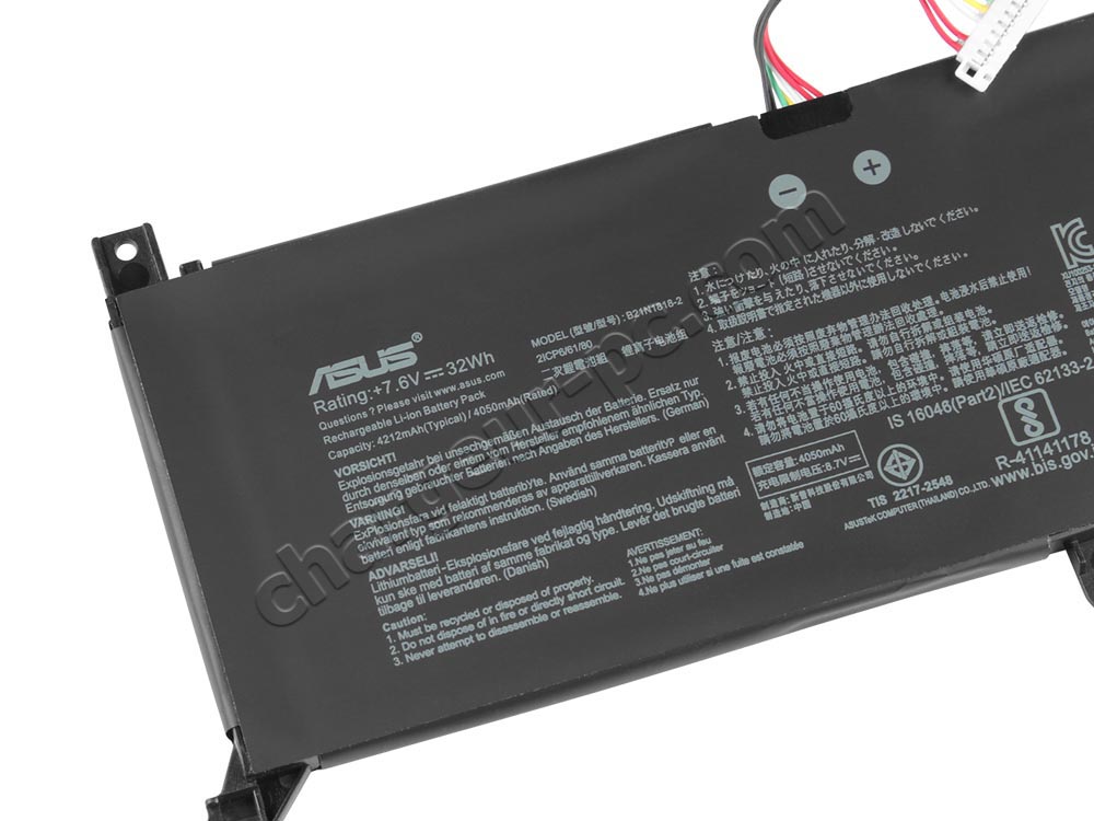 Original 4805mAh 37Wh Batterie Asus VivoBook S412FA-EB419R
