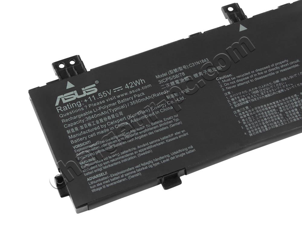 Original Asus VivoBook S15 S532FL 42Wh Batterie