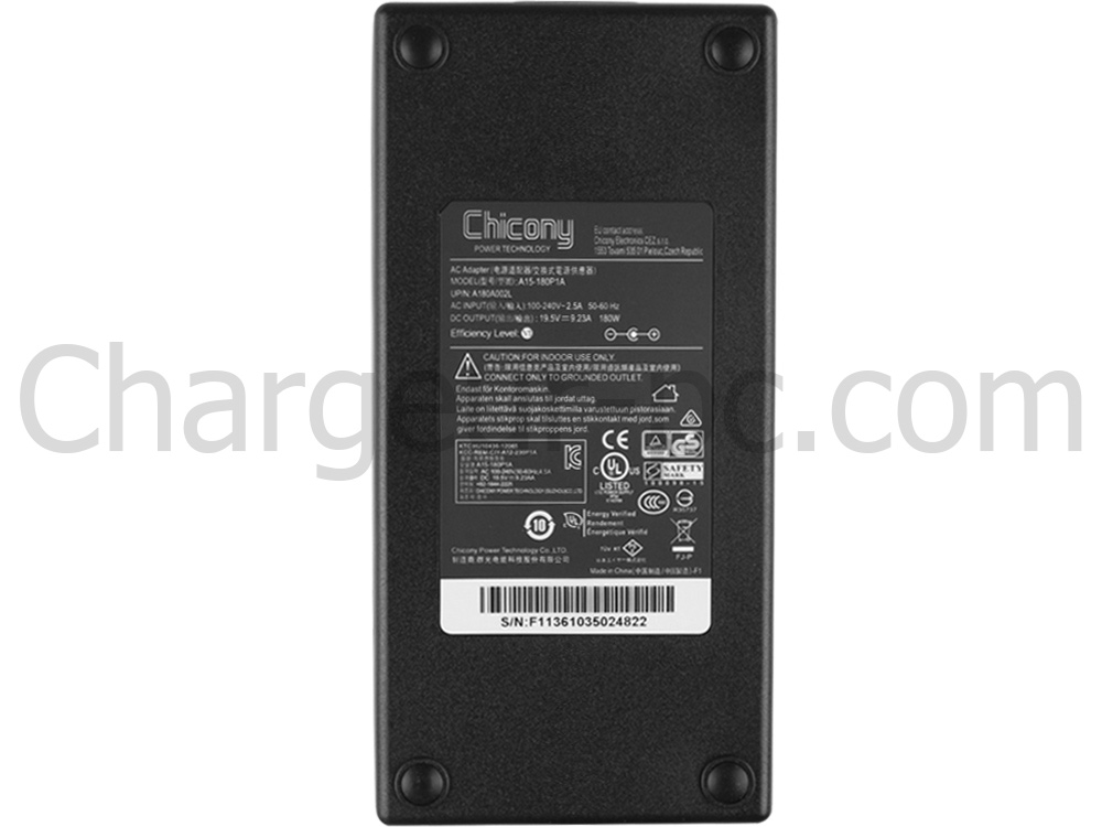 180W Slim Barebone PH6AQI1 GM5TG0O AC Adaptateur Chargeur + câble