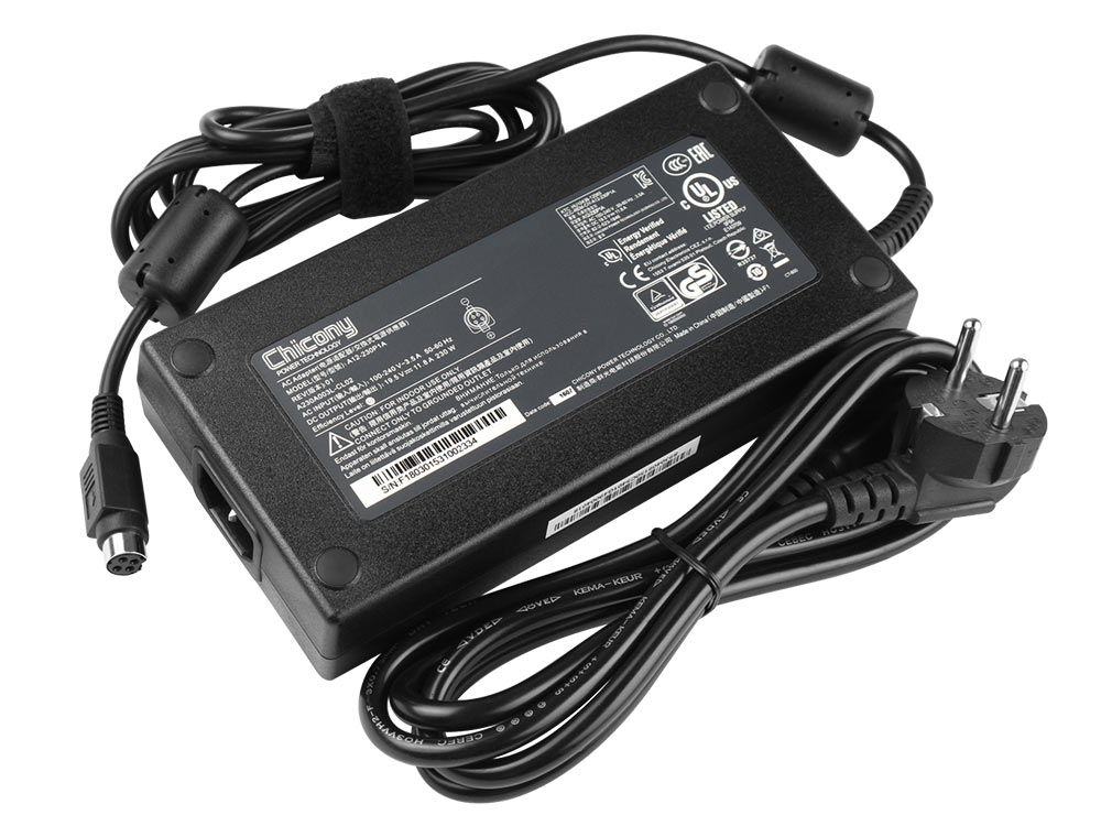 230W AC Adaptateur Chargeur Clevo 43-D90F0-020