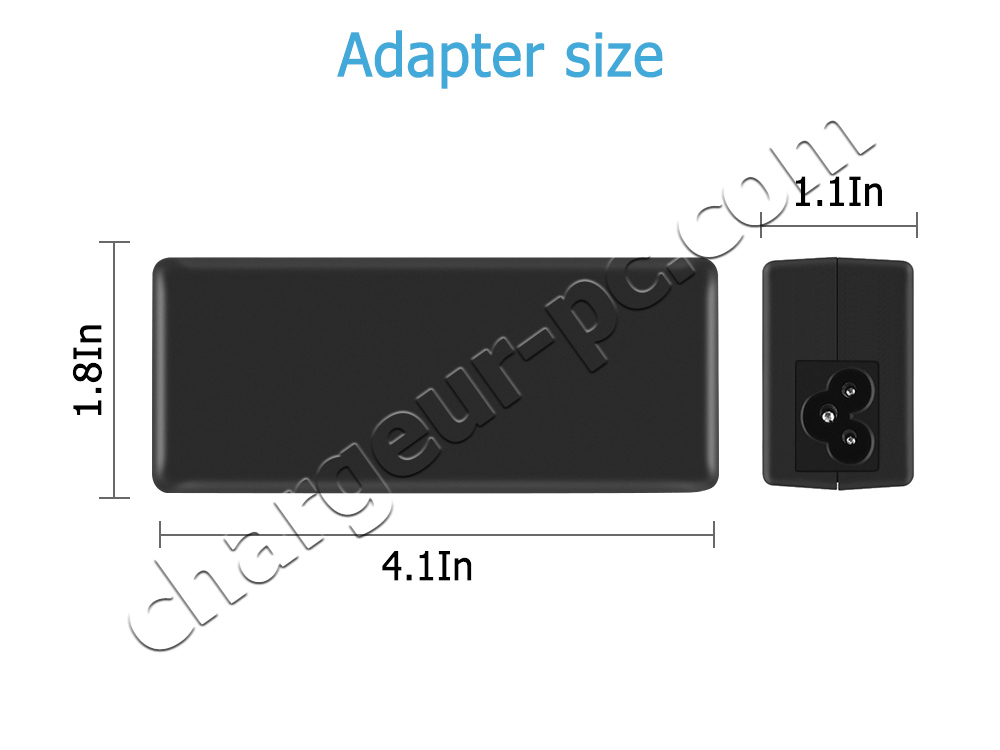65W Original Dell Inspiron 3793 P35E P35E007 AC Adaptateur Chargeur