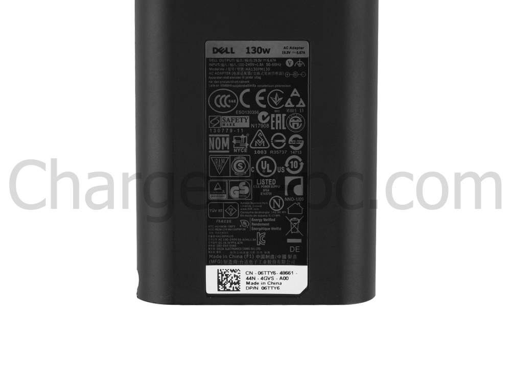 130W Dell Inspiron 27 7700 All-in-One AC Adaptateur Chargeur + câble