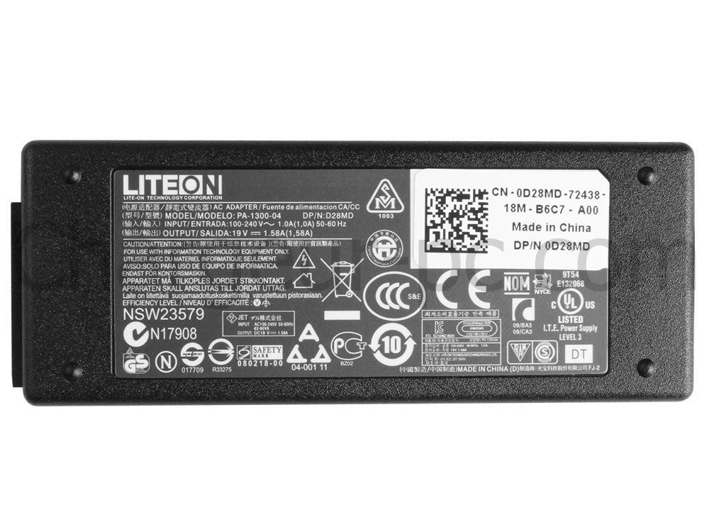 Original 30W Dell Latitude ST Table T02G T02G001 Adaptateur Chargeur