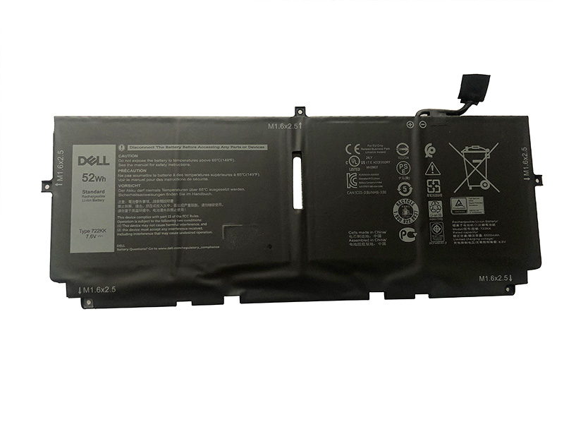 Original Dell XPS 13 9300 6500mAh 52Wh Batterie