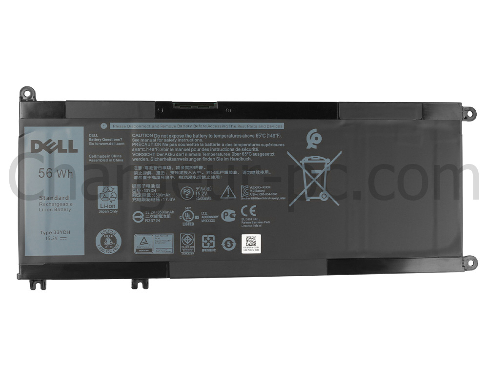 56Wh Original Batterie Dell Latitude 15 3590 P75F001