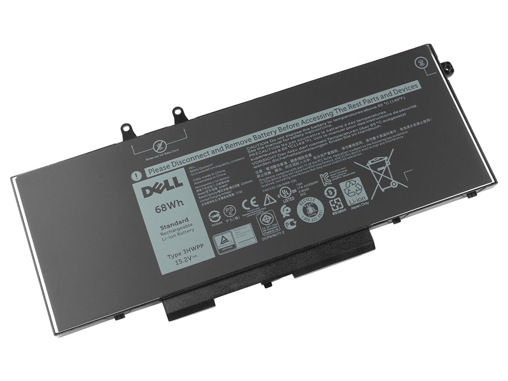 4250mAh 68Wh Batterie Dell Latitude 5510 P80F002