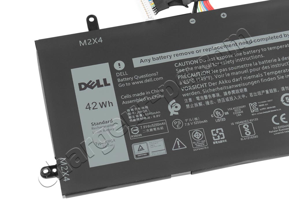 Original 42Wh Batterie Dell J0PGR 0J0PGR X16TW FTH6F
