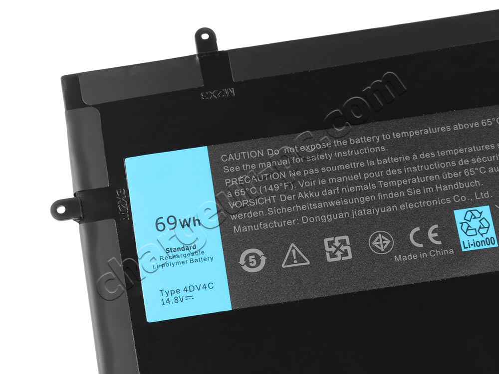 69Wh Original Batterie Dell 0D10H3 D10H3