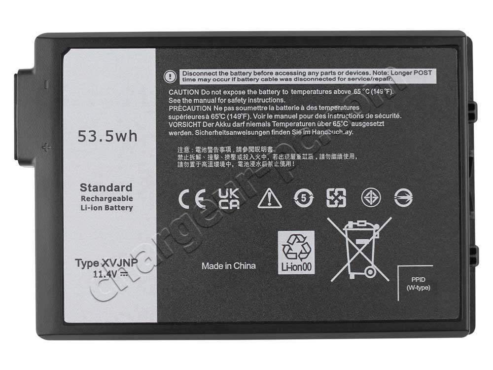 Dell Latitude 5430 Rugged Batterie 4457mAh 53.5Wh