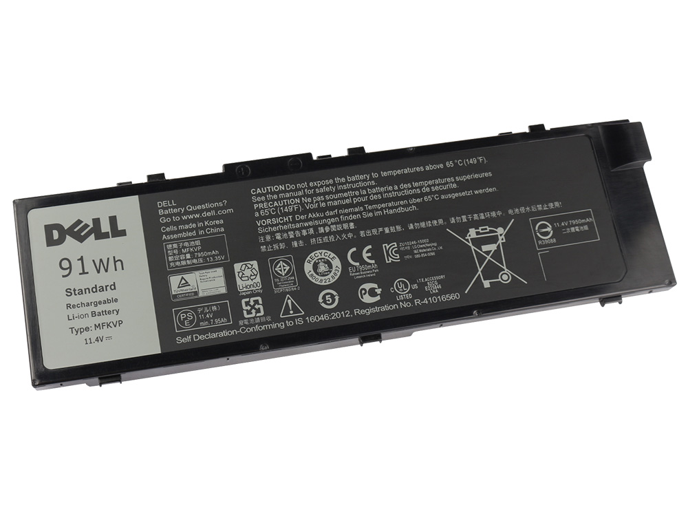 Original 91Wh Batterie Dell 0FNY7 0RDYCT 0TWCPG