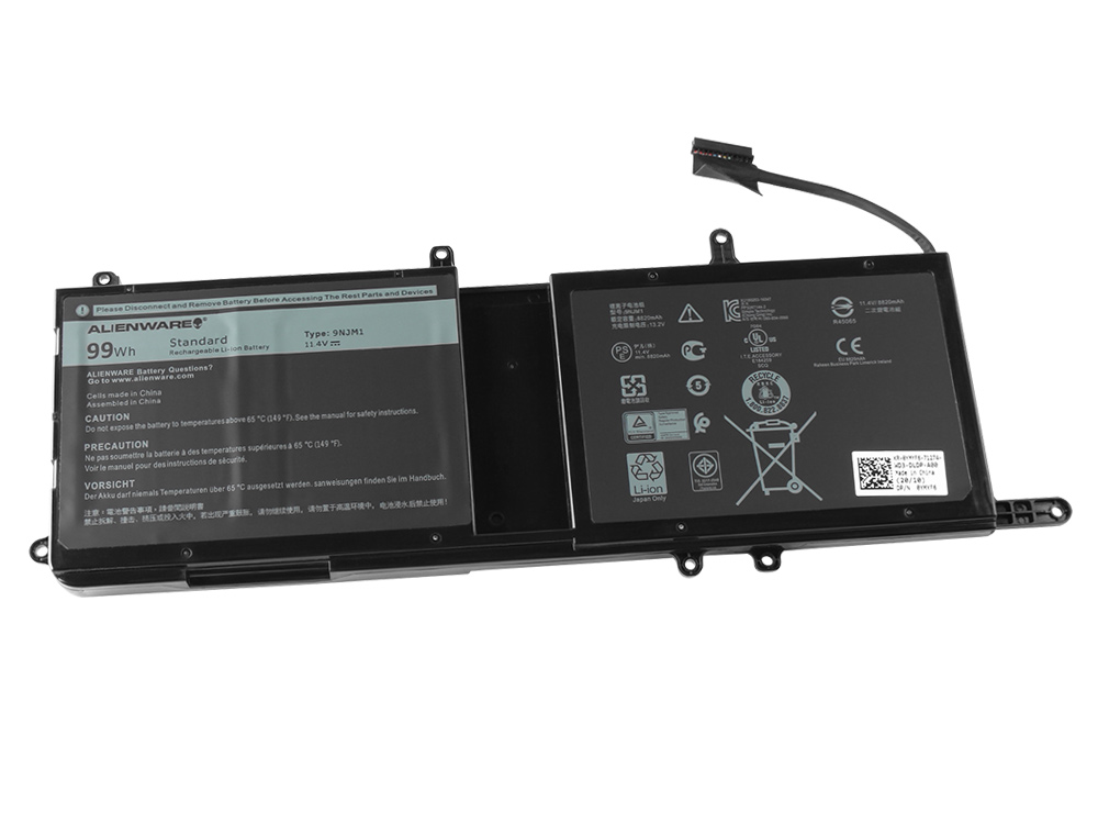 Original 99Wh Batterie Dell Alienware 15 R4 P69F002