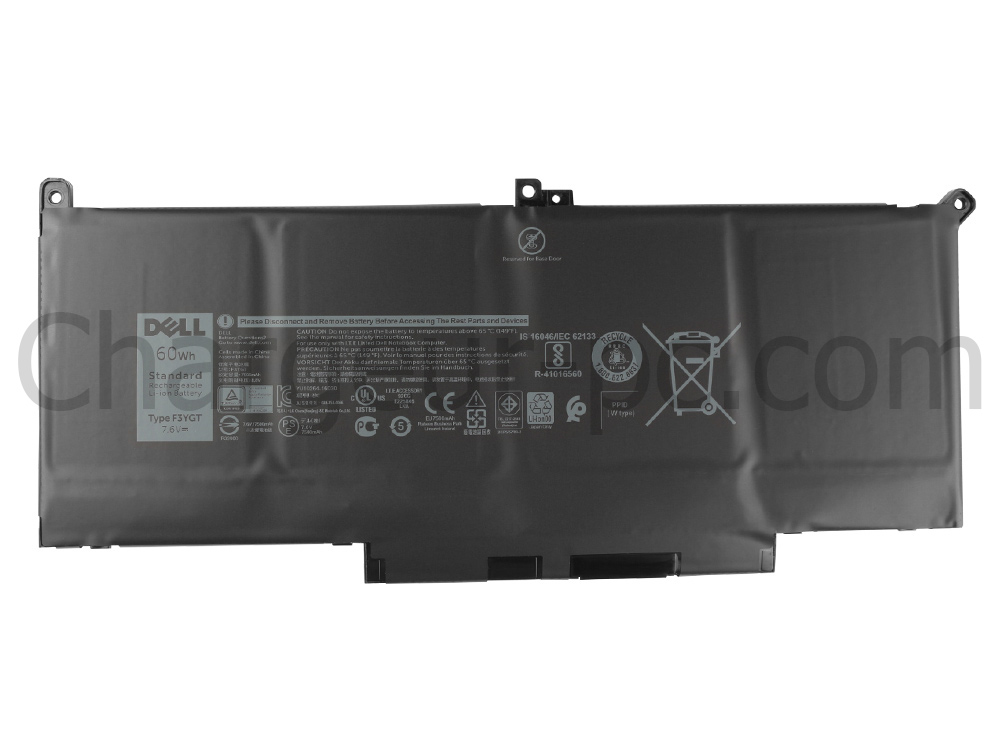 60Wh Original Batterie Dell Latitude 7480 P73G001