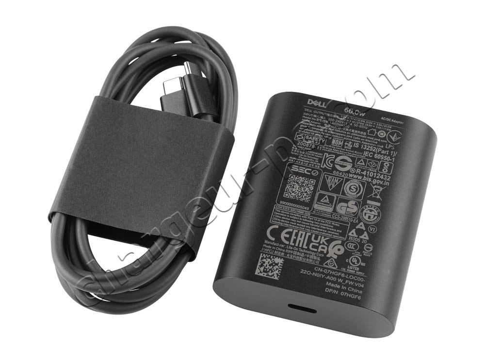 Original 60W Dell Latitude 5350 2-in-1 P182G P182G001 AC Adaptateur Chargeur + câble