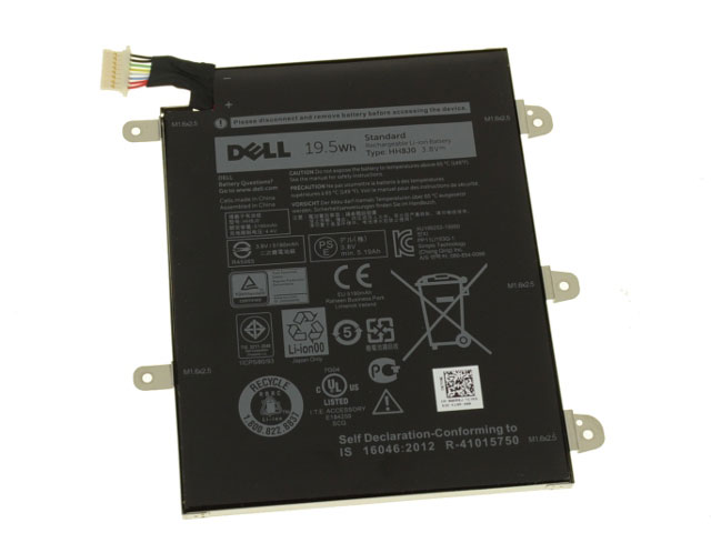 Original 19.5Wh Batterie Dell Venue 8 Pro 5855 T03D001 - Cliquez sur l'image pour la fermer