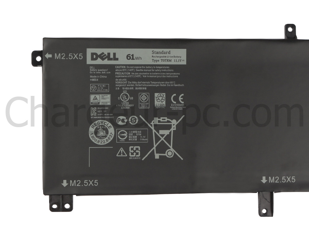 61Wh Batterie pour Dell Precision M3800