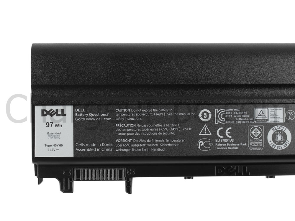97Wh Original Batterie Dell VV0NF 0VV0NF