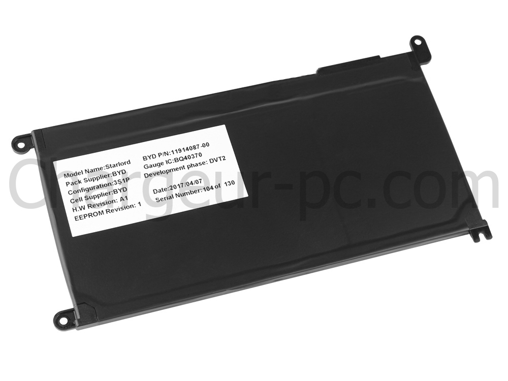 42Wh Original Batterie Dell Inspiron 17 5770 P35E001