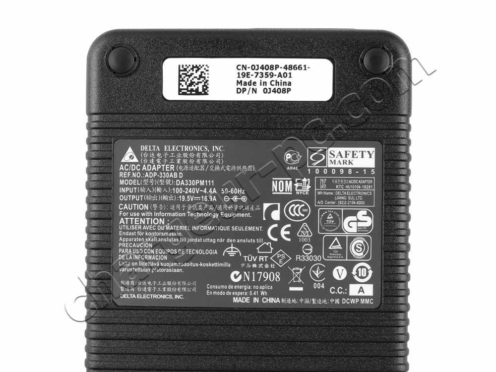 Original 330W MSI Raider GE78HX 14VIG-600US AC Adaptateur Chargeur + câble