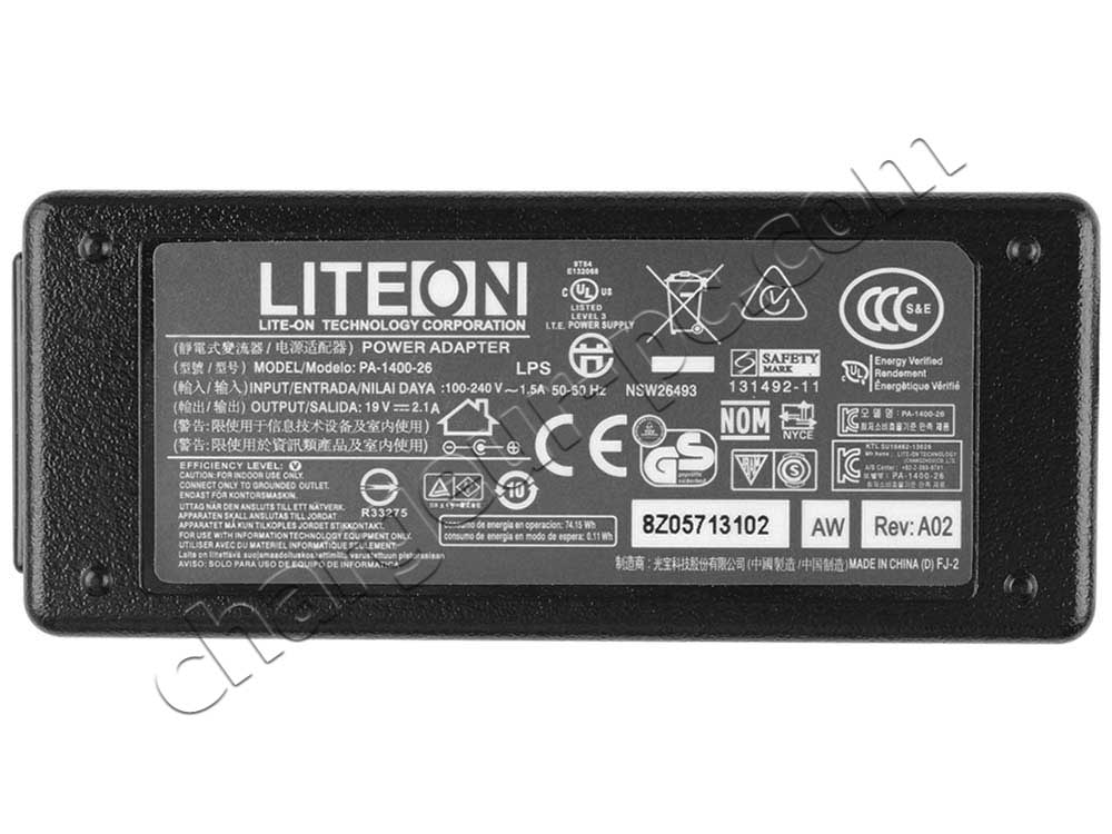 40W AC Adaptateur Chargeur Hannspree HannsNote SN10E20882221
