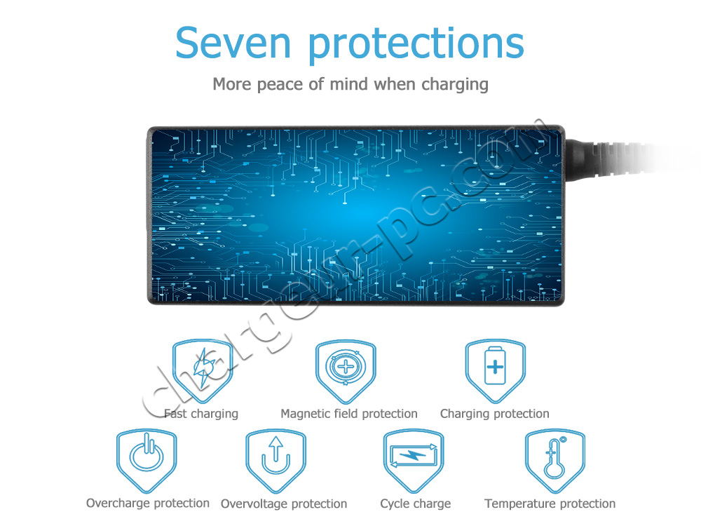 65W Clevo NL51CU Clevo NL51RU AC Adaptateur Chargeur + câble