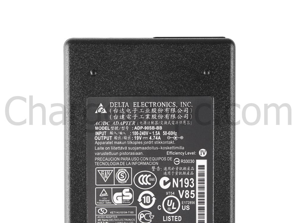 Original 90W Delta ADP-90CD CB AC Adaptateur Chargeur + Câble