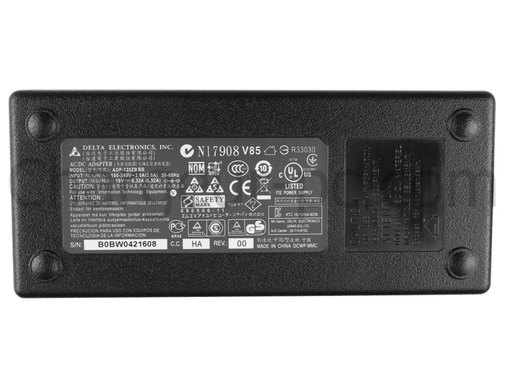120W AC Adaptateur Chargeur Medion Erazer P6681 MD 60677