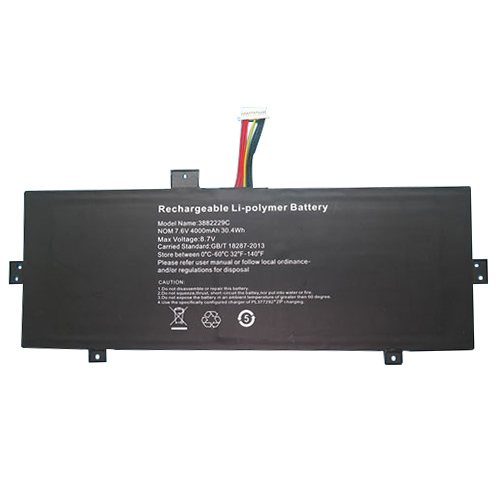 Nouveau Ematic PSB116C01BFP_BK_CIS Batterie 8000mAh 30.4Wh 2-Cellules