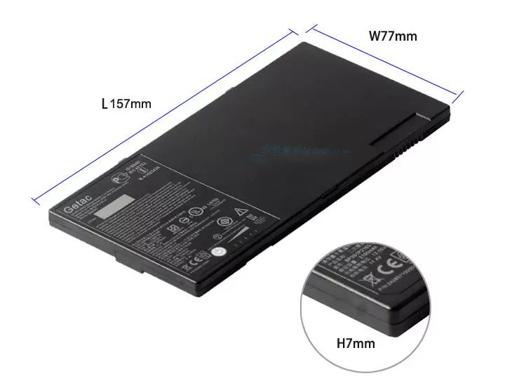 Nouveau Getac 441857100001 441888700086 Batterie 2100mAh 24Wh 3-Cellules