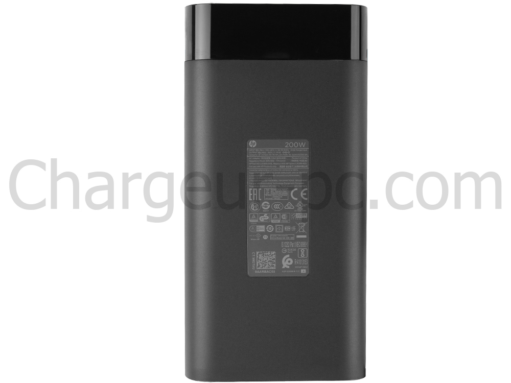 Original 200W HP Victus Gaming 15t-fa100 AC Adaptateur Chargeur + câble