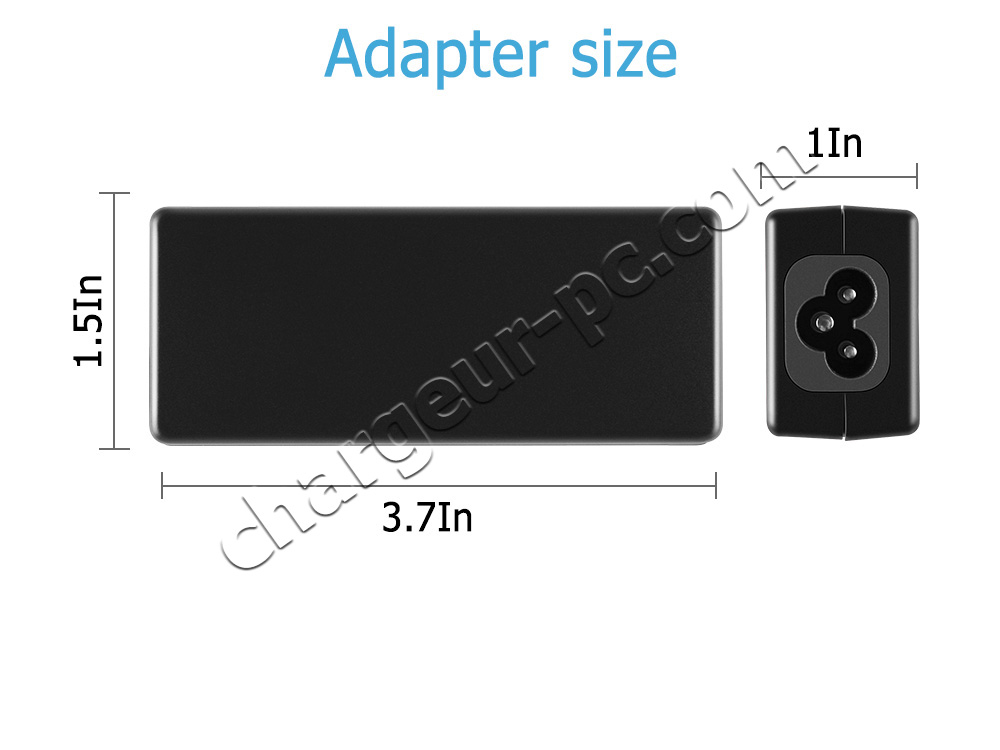 45W Original AC Adaptateur Chargeur HP HSTNN-LA40 740015-001 741727-001 PA-1450-36HE