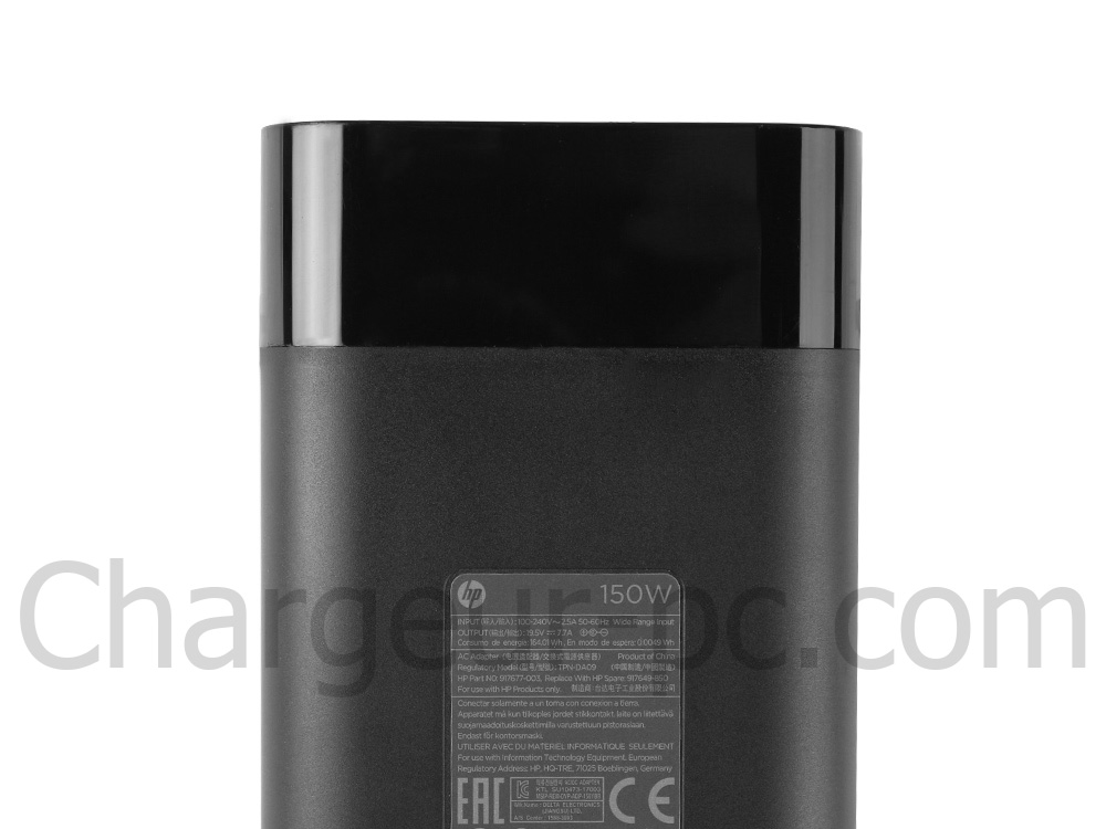 Original 150W AC Adaptateur Chargeur HP OMEN 15-ax242nf 2EP77EA