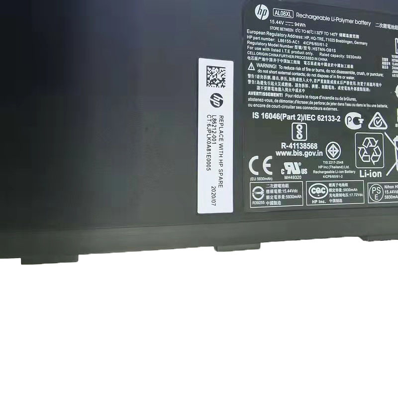 Original HP L86155-AC2 Batterie 6080mAh 94Wh