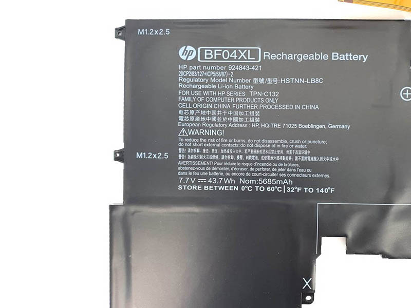 Original 5685mAh 43.7Wh Batterie HP Spectre 13-af008nf 13-af003tu 13-af033ng