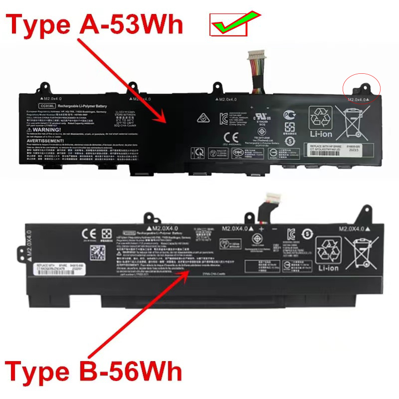Original HP L78555-006 Batterie 4400mAh 53Wh