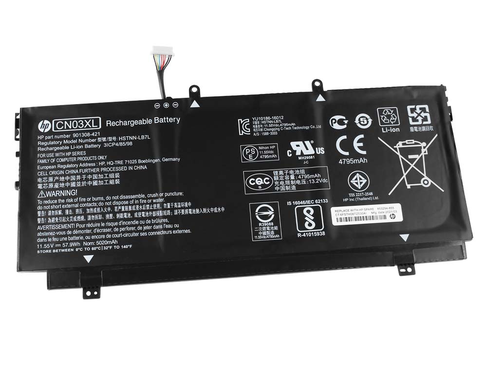 Original HP 901345-855 Batterie 5020mAh 57.9Wh