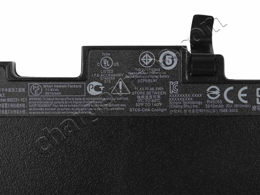 Original HP 800513-006 Batterie 3820mAh 46Wh