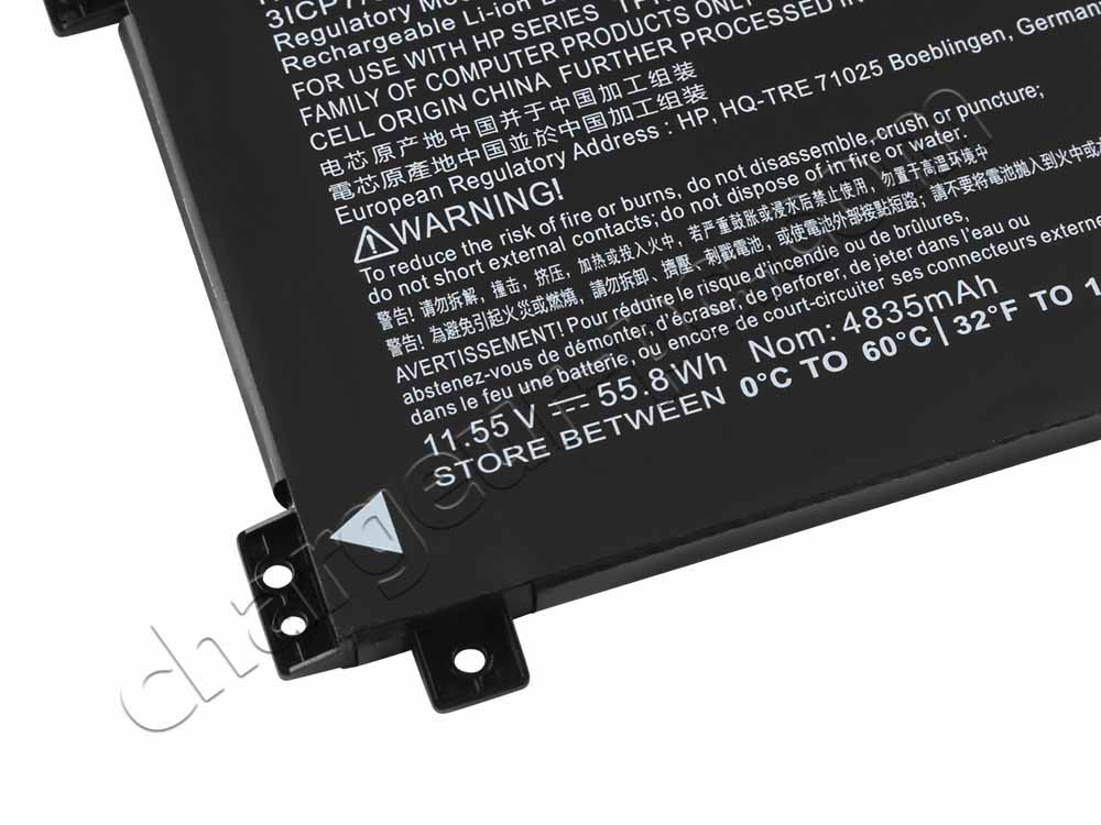 52.54Wh Batterie HP ENVY 15-bp170nz 15-bp104nl 15-bp143cl x360