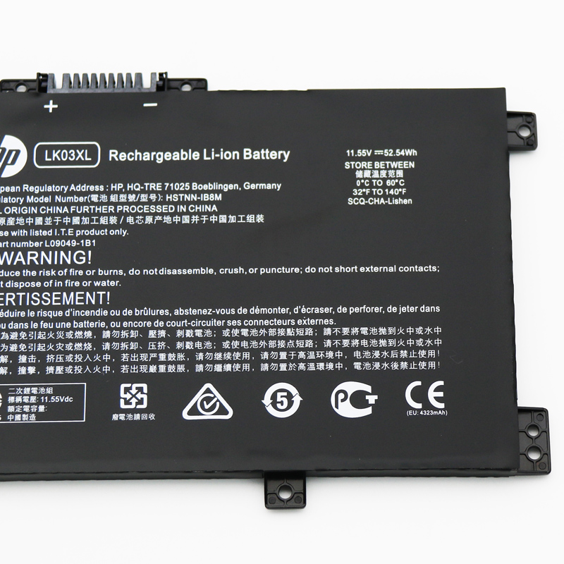 Original 4500mAh 52.54Wh Batterie HP Envy x360 15-cn1001nl 15-cn1015nl