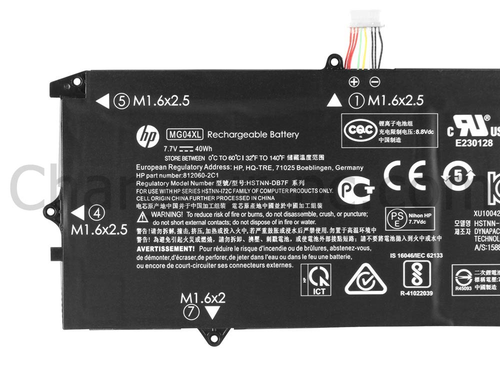 Original HP MG04040XL-PL Batterie 5195mAh 40Wh