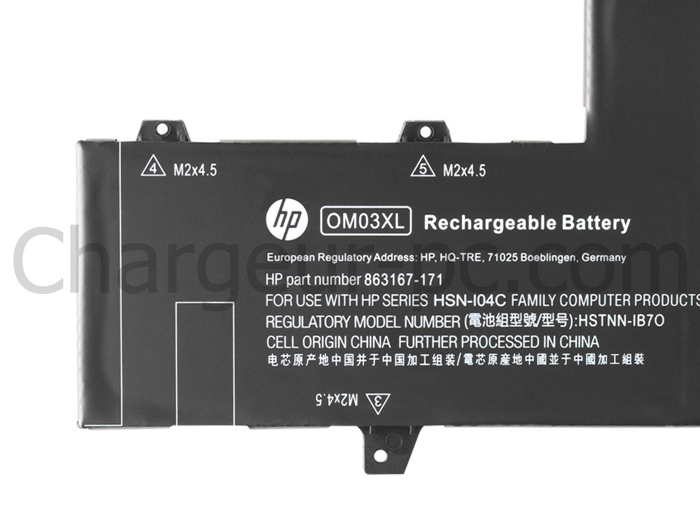 Original HP HSTNN-IB70 Batterie 4935mAh 57Wh