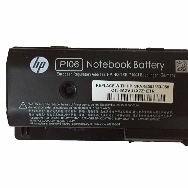 Original HP 709988-851 Batterie 5225mAh 62Wh