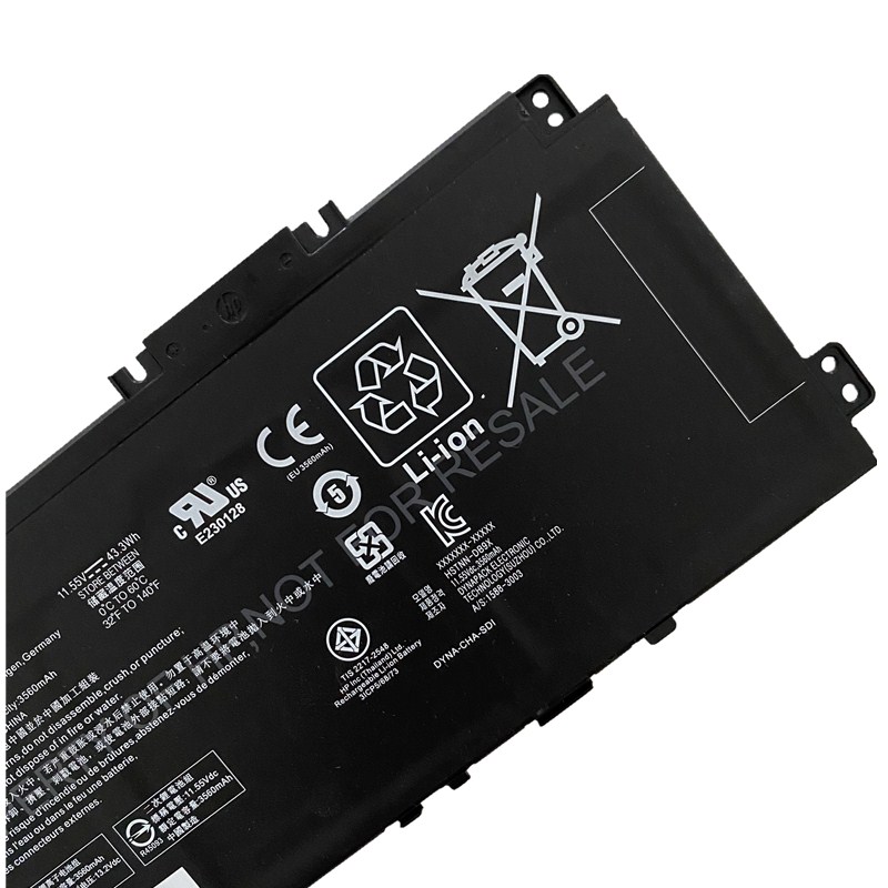 Original HP HSTNN-0B1P Batterie 3560mAh 43.3Wh