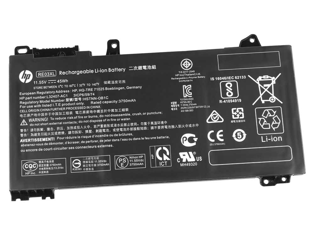 Original HP L32407-AC2 Batterie 3900mAh 45Wh
