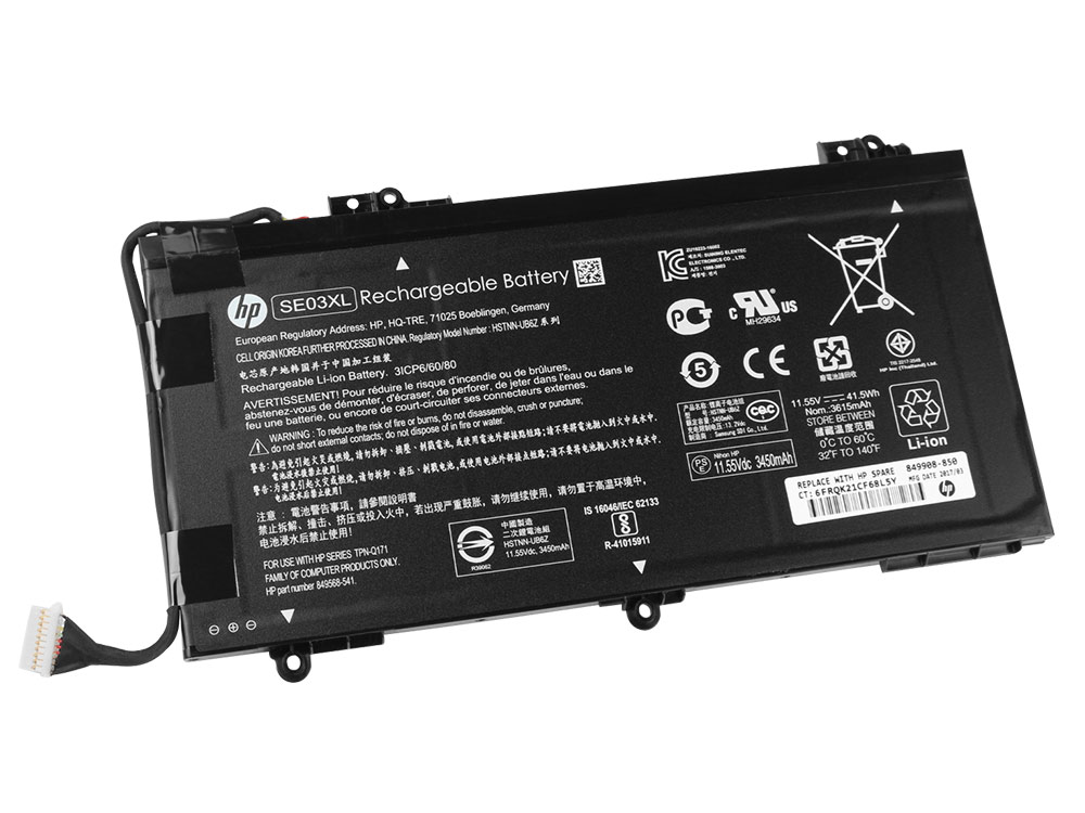 Original HP TPN-Q171 Batterie 3450mAh 41.5Wh