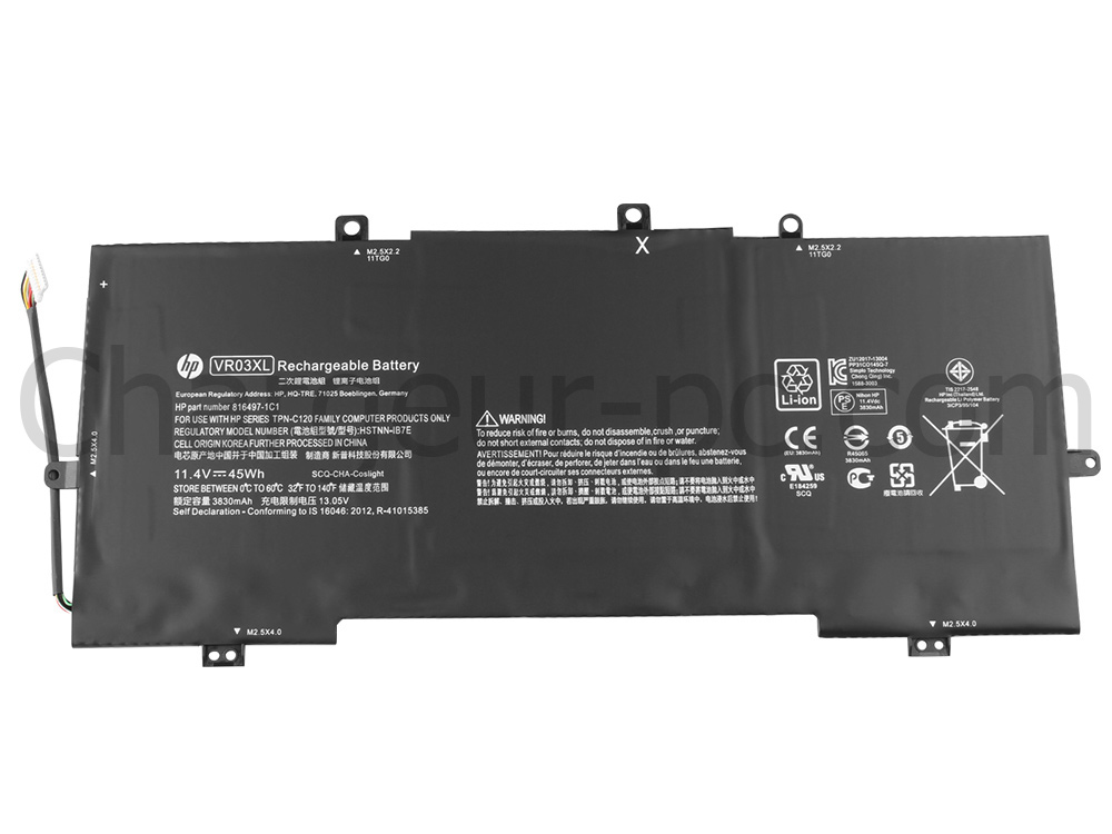 Original HP VR03045XL-PL Batterie 3950mAh 45Wh