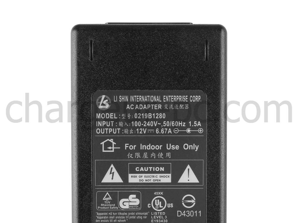 80W TechniSat TECHNIVISION 22C (5022/6412) AC Adaptateur Chargeur + câble