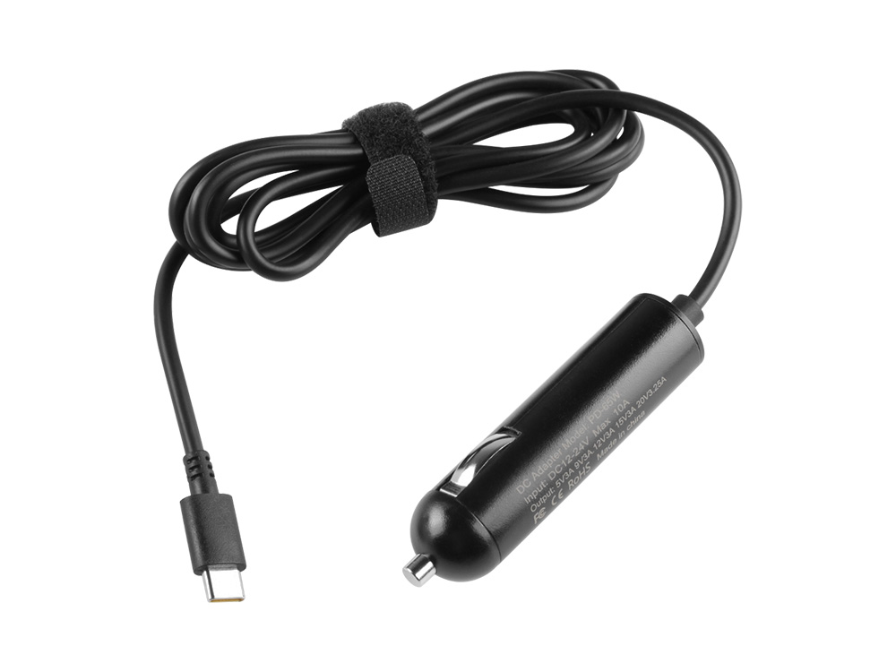 65W USB-C Dell Inspiron 14 7440 2-in-1 Chargeur de voiture