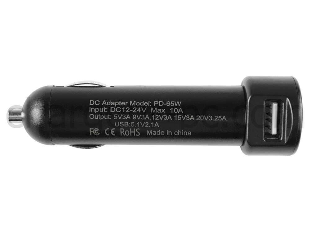 65W USB-C Asus Zenbook S 16 UM5606WA Chargeur de voiture