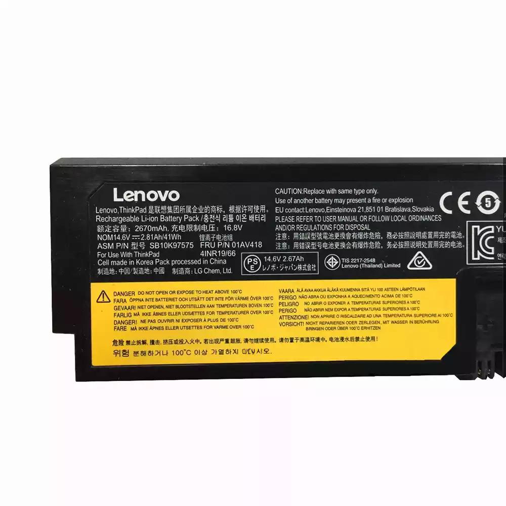 Original 2800mAh 41Wh Batterie Lenovo SB10K97575