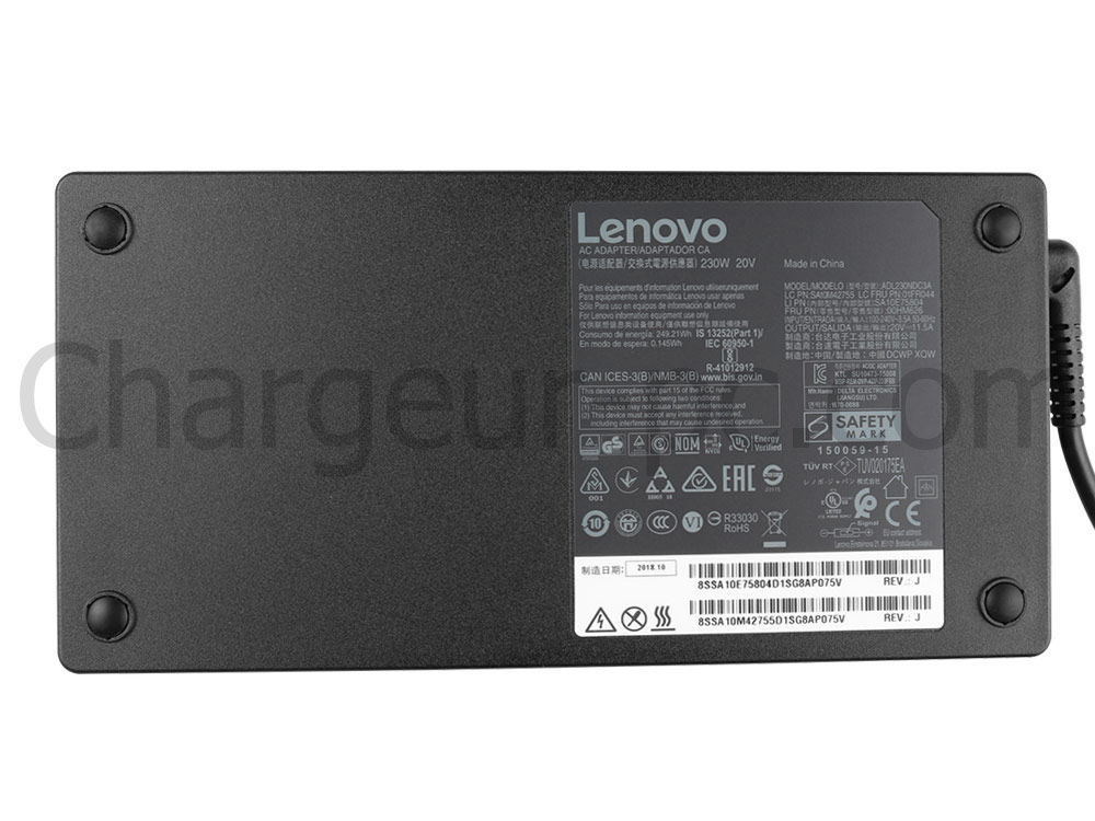Original 230W Lenovo Legion 5 17ACH6 82K0003SPB AC Adaptateur Chargeur